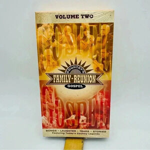Vintage Brand New In Plastic Country's Family Reunion Gospel VHS Tape 2005 Vol.2